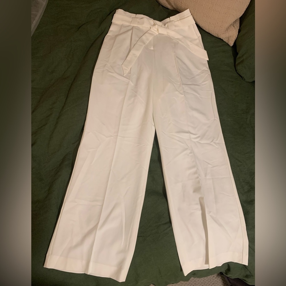 Boston Proper wide leg crepe trouser